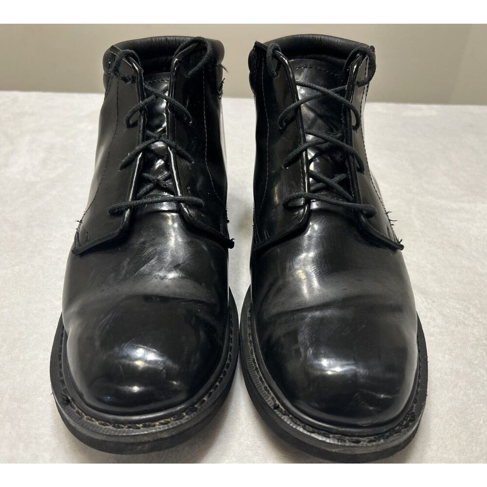Rocky Mens Boots Size 11.5 W Black Chukka Leather Comfort Performance Lace Up